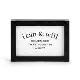 I Can & Will Inspirational Cards Frame Set