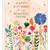Beautiful Flowers Birthday Card