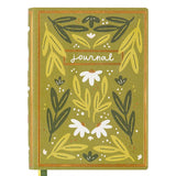 Green floral 5x7 lined book journal - view 4
