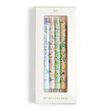 Feathered Friends birds gel pen set of 4