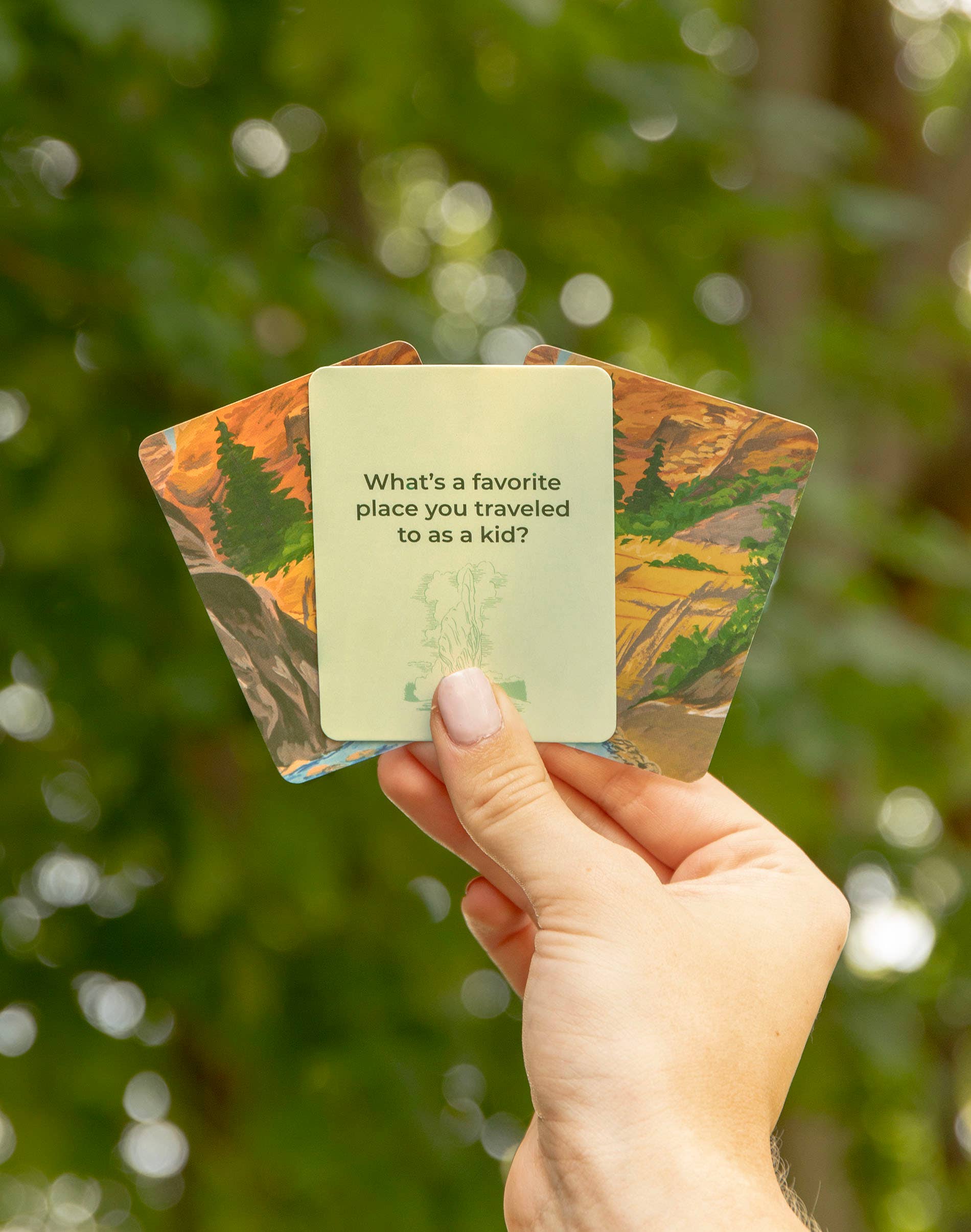 Campfire conversation cards in printed tin, view 4 of 8