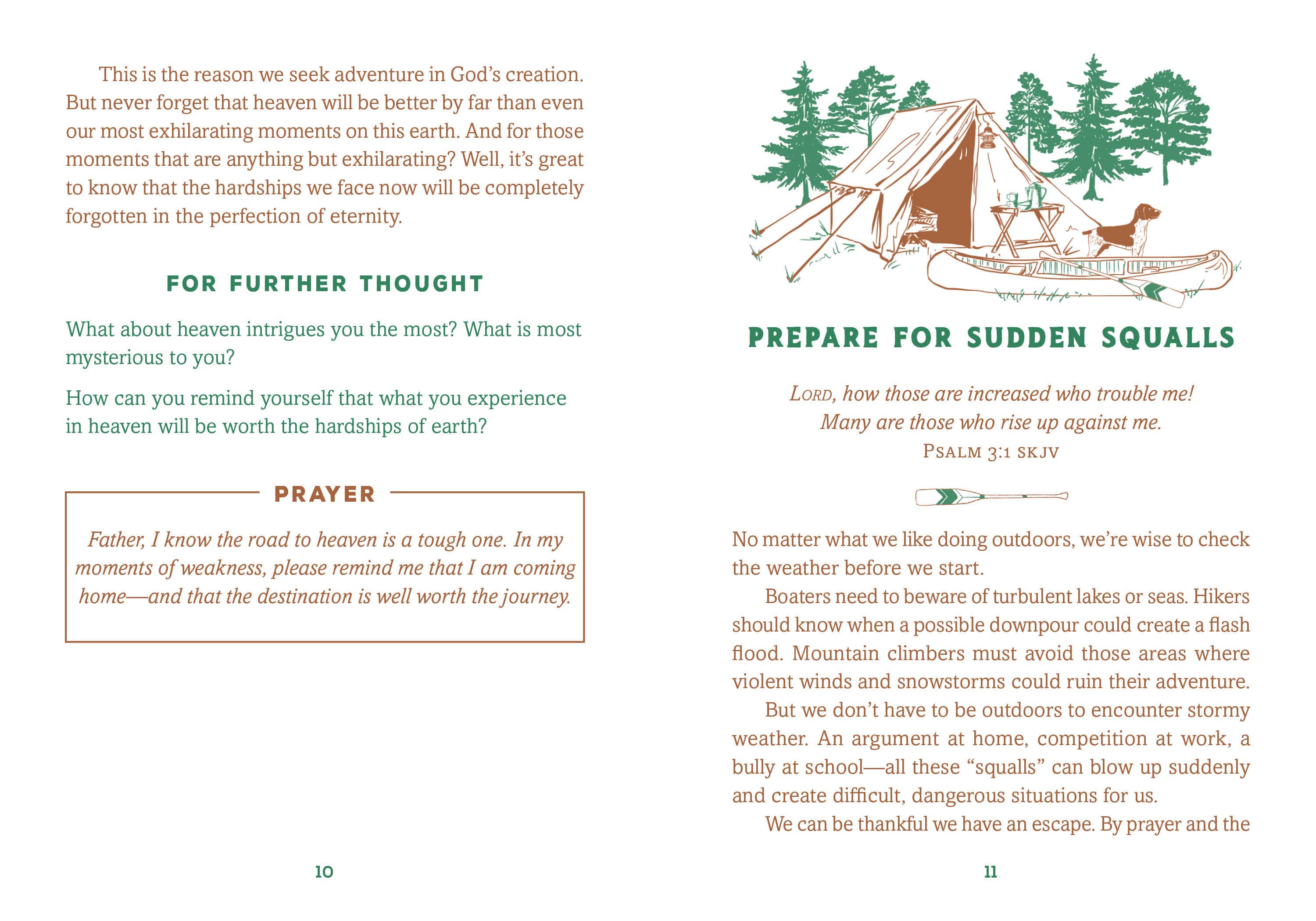 The Outdoor Adventure Devotional, Barbour Publishing book cover