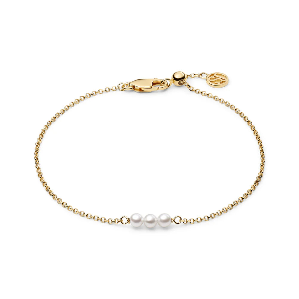 Freshwater Pearl Bracelet – Sterling Silver or 18k Gold Plated | Elegant Minimalist Jewelry