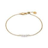 Freshwater Pearl Bracelet – Sterling Silver or 18k Gold Plated | Elegant Minimalist Jewelry