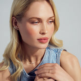 Freshwater Pearl Bar Necklace | Sterling Silver or 18k Gold Plated