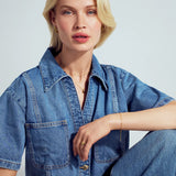 Polished Teardrop Pendant Necklace | Sterling Silver or 18k Gold Plated