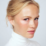 Multicolor Zirconia Huggie Earrings | Sterling Silver or Gold Plated Hoops