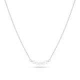 Freshwater Pearl Bar Necklace | Sterling Silver or 18k Gold Plated