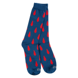 World's Softest 1902 Transit Crew socks in Ties