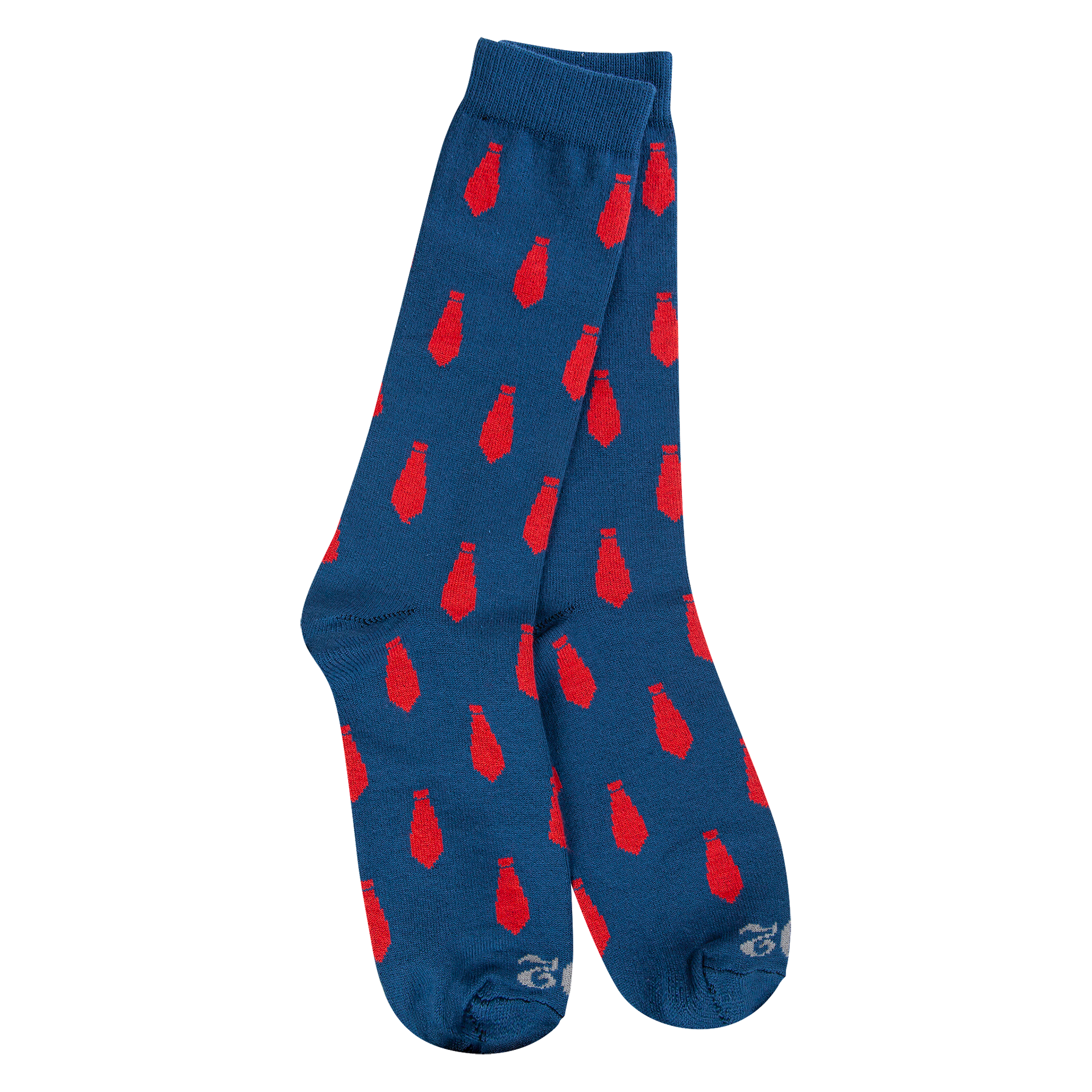 World's Softest 1902 Transit Crew socks in Ties