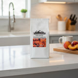 Bag of Palisade Peach Cobbler from Taste of the Rockies on a white background