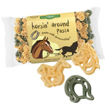 Pastabilities Horsin' Around Pasta bag with horse and horseshoe-shaped pasta