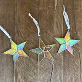 Sleeping Star Infant Memorial Handmade  Glass Star 7722