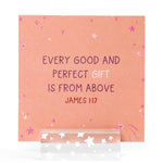 Verses for Gratitude Bible verse card set with display stand - view 5