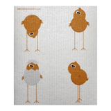 Swedish Dishcloth Funny Chickens