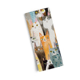 Cat Power illustrated cats 100% cotton kitchen tea towel, view 5