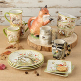 Woodland Critters Fall Dessert Plate, 9" (Assorted)