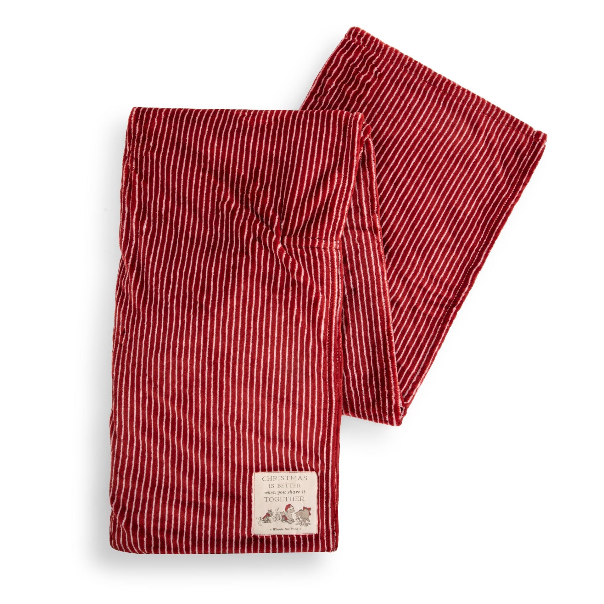 Winnie the Pooh Better Together Foot Pocket Blanket, Red