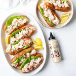 Lobster rolls finished with truffle aioli