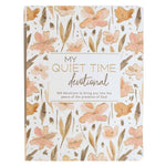 My Quiet Time 365-day devotional with peach petal softcover