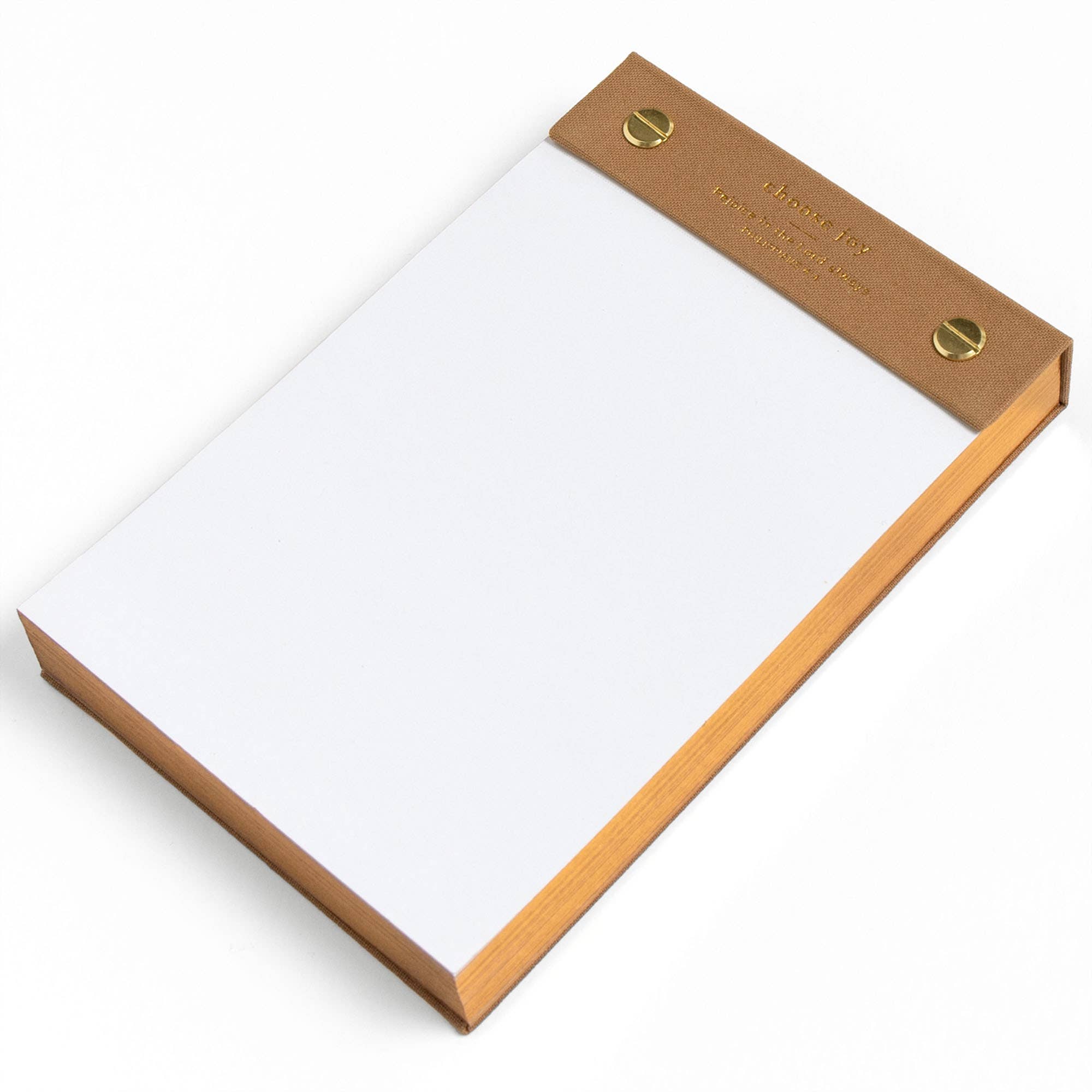 Choose Joy notepad, 4 by 6 inches with 120 perforated pages