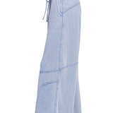 Washed French terry flare pant, alternate colorway