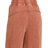 Washed French terry flare pant, alternate colorway
