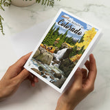 Colorado Waterfall Greeting Card
