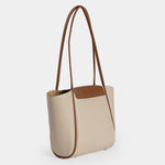Cassidy Two-Tone Tote - interior detail