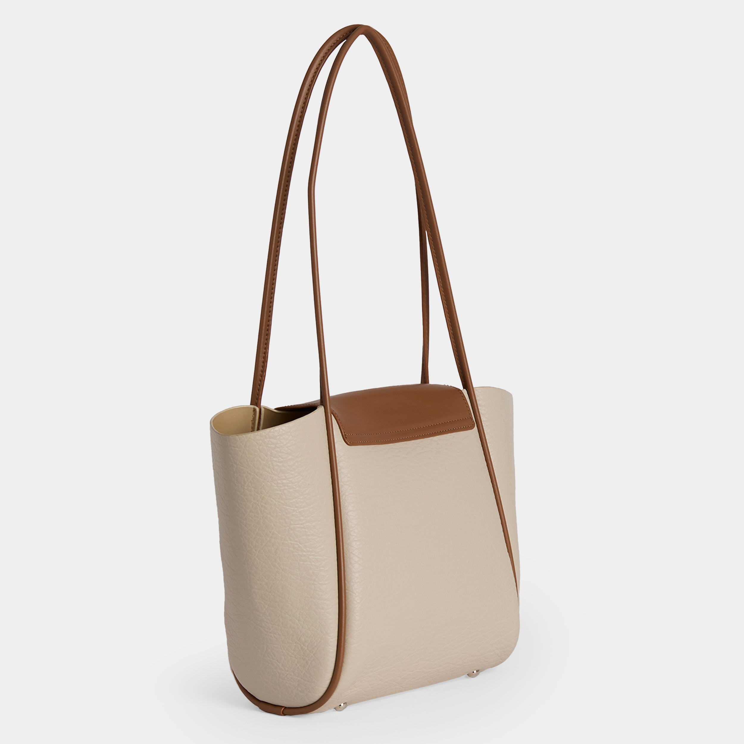 Cassidy Two-Tone Tote - interior detail