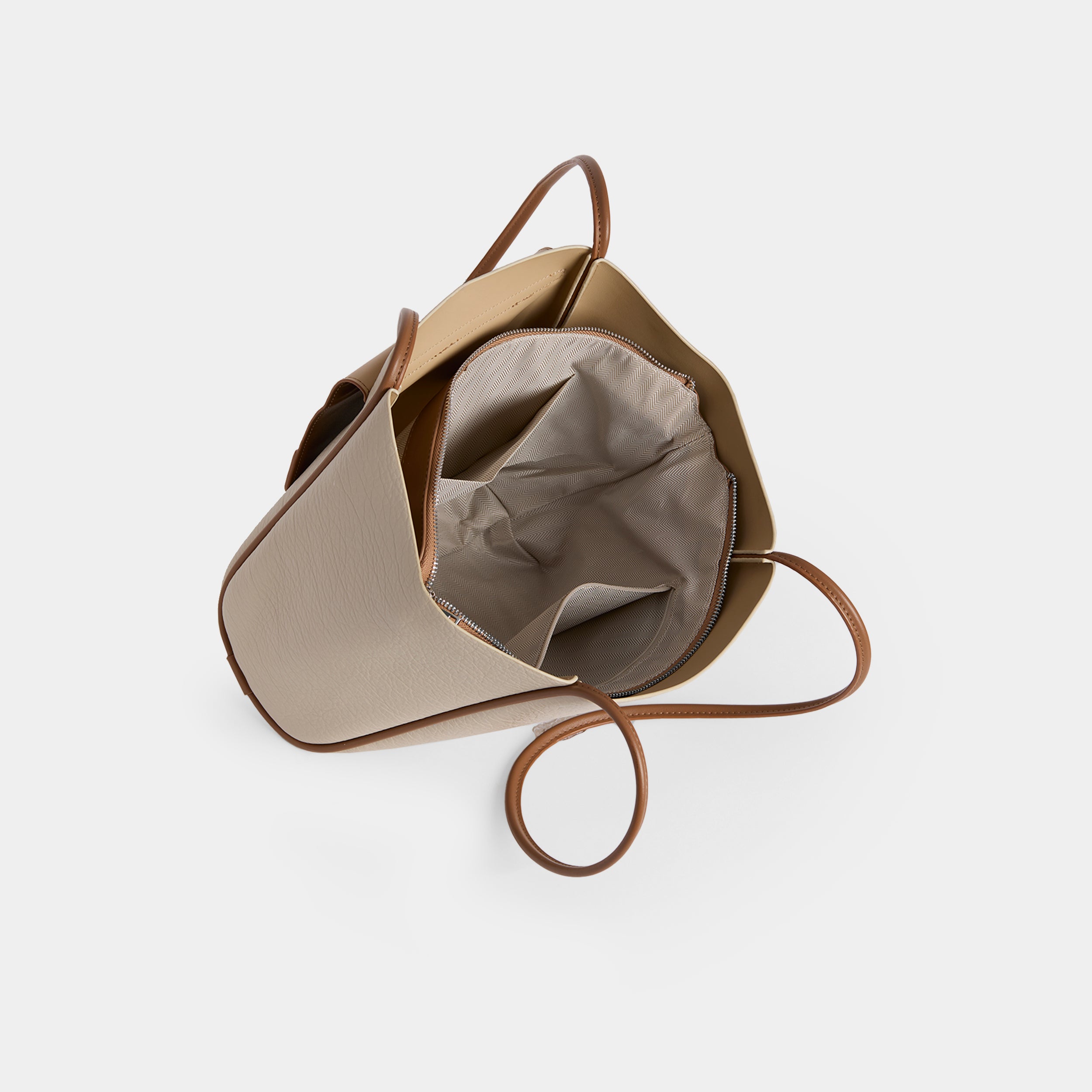 Cassidy Two-Tone Tote - side view