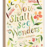 Wonders Graduation Card