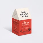 Chai tea box shown from the back with ingredient list
