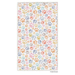 Paw print microfiber pet drying towel