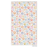 Paw print microfiber pet drying towel