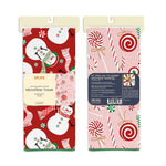Peppermint Party reversible Christmas microfiber kitchen towel, view 2