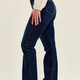 Judy Blue petite mid-rise bootcut jeans in dark wash
