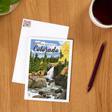 Colorado Waterfall Greeting Card
