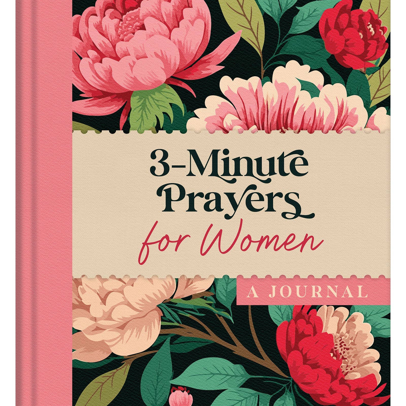 3-Minute Prayers for Women Journal, Barbour Publishing book cover