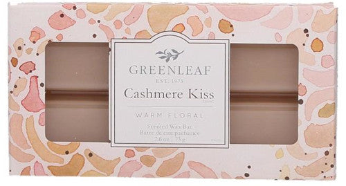 Greenleaf Cashmere Kiss scented wax bar