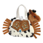 8 inch Western Fringe plush purse pet