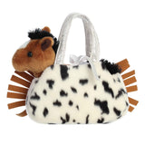 8 inch Western Fringe plush purse pet, alternate view