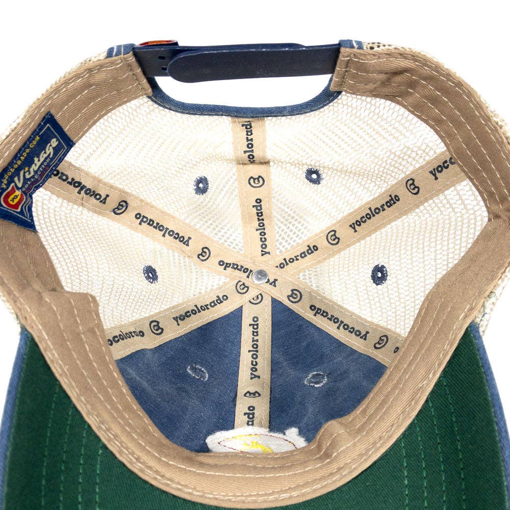 Kids' Vintage Denim C Trucker Hat - view 6
