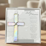 Baby Heaven Stained Glass Cross