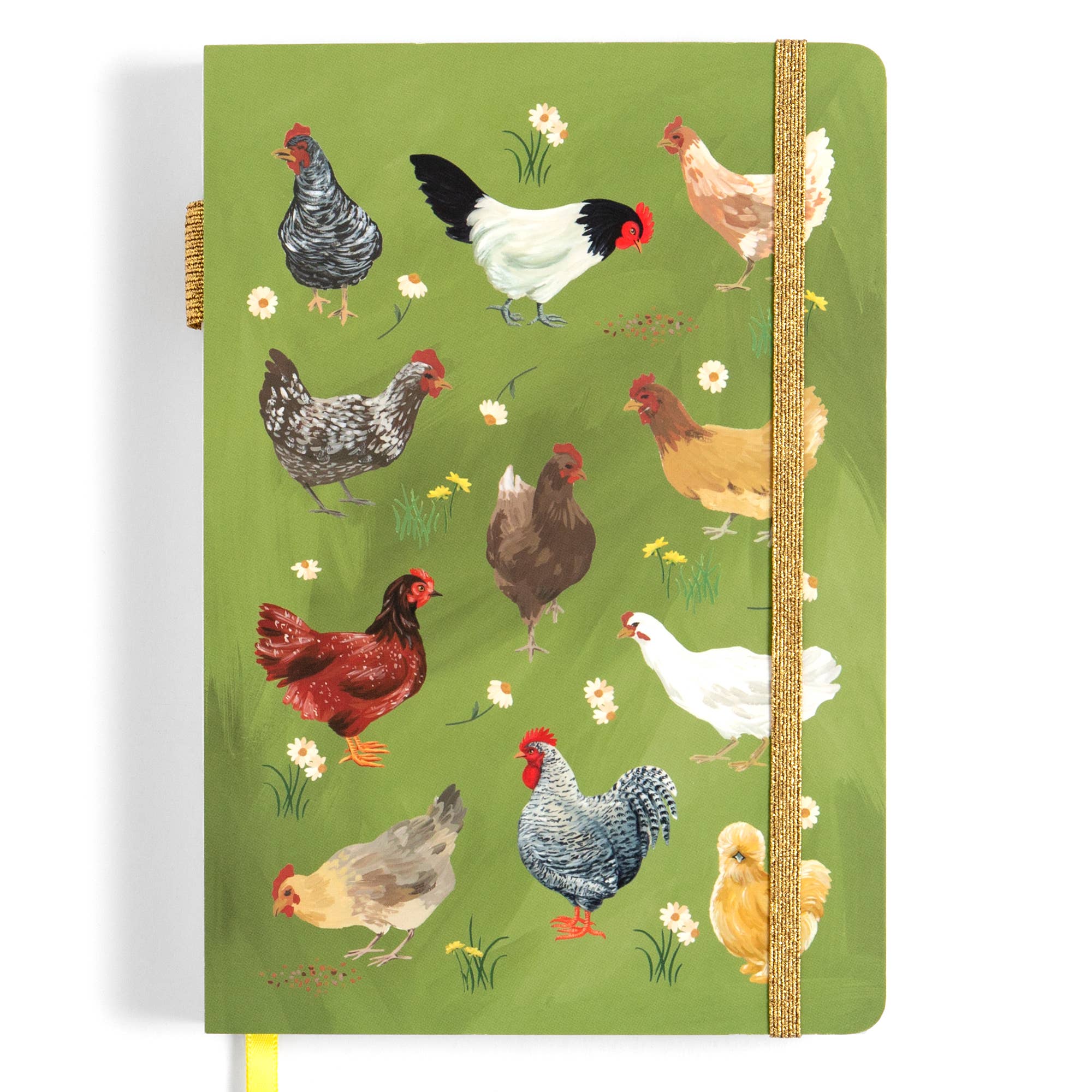 Chicken Meadows lined journal