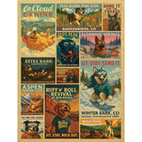 Howl If You Love Colorado (Dogs) - 500 Piece Jigsaw Puzzle