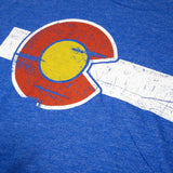 T-Shirt - Unisex Classic Colorado Flag Royal Blue