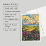 Colorado Oil Painting Greeting Card