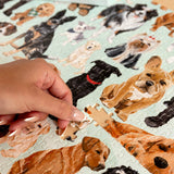 Furry Friends 1,000 piece dog breeds jigsaw puzzle, view 5 of 8