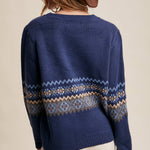 Western Horse & Horseshoe Sweater in Navy – 8